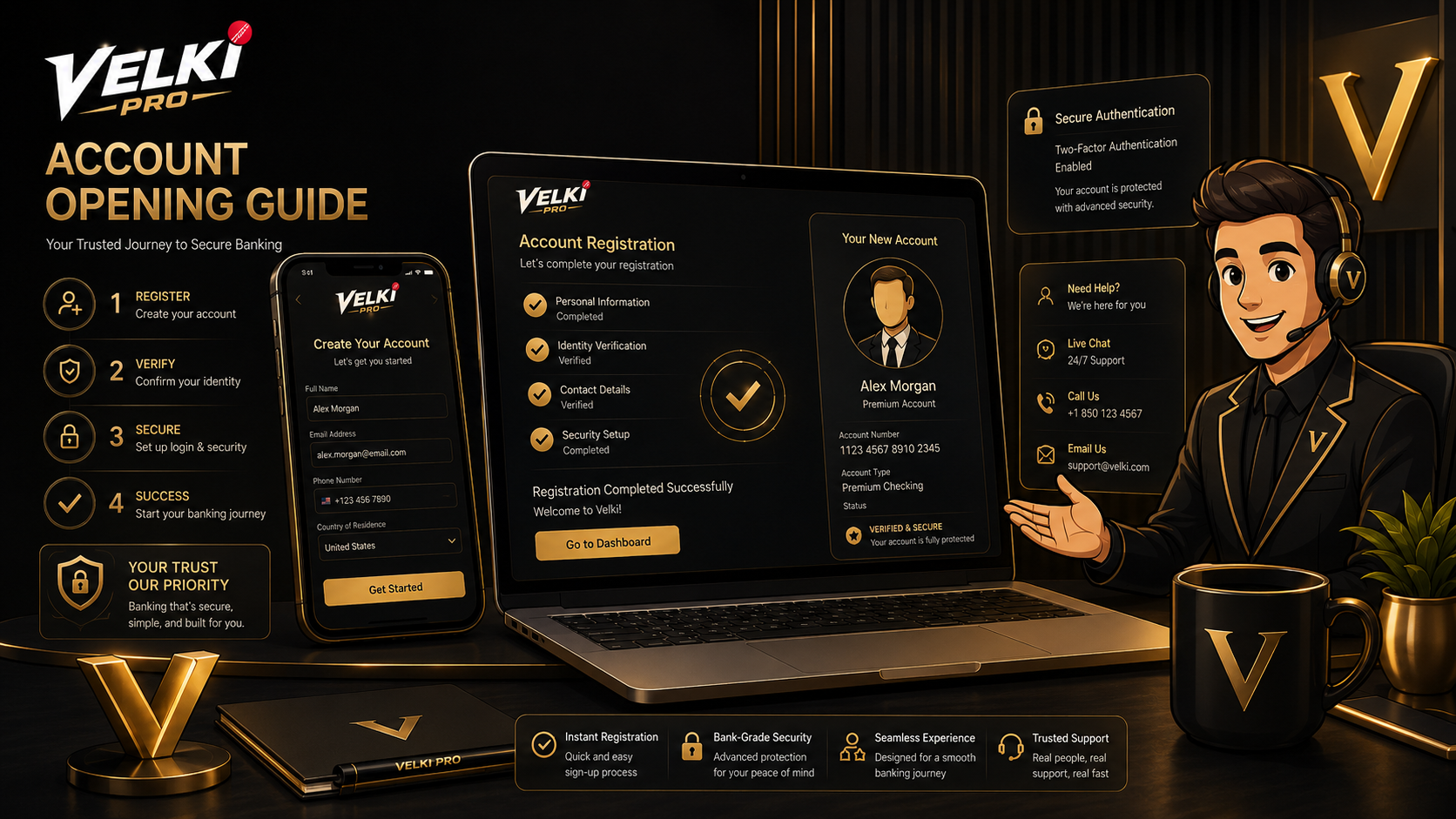 Velki Account Opening Guide