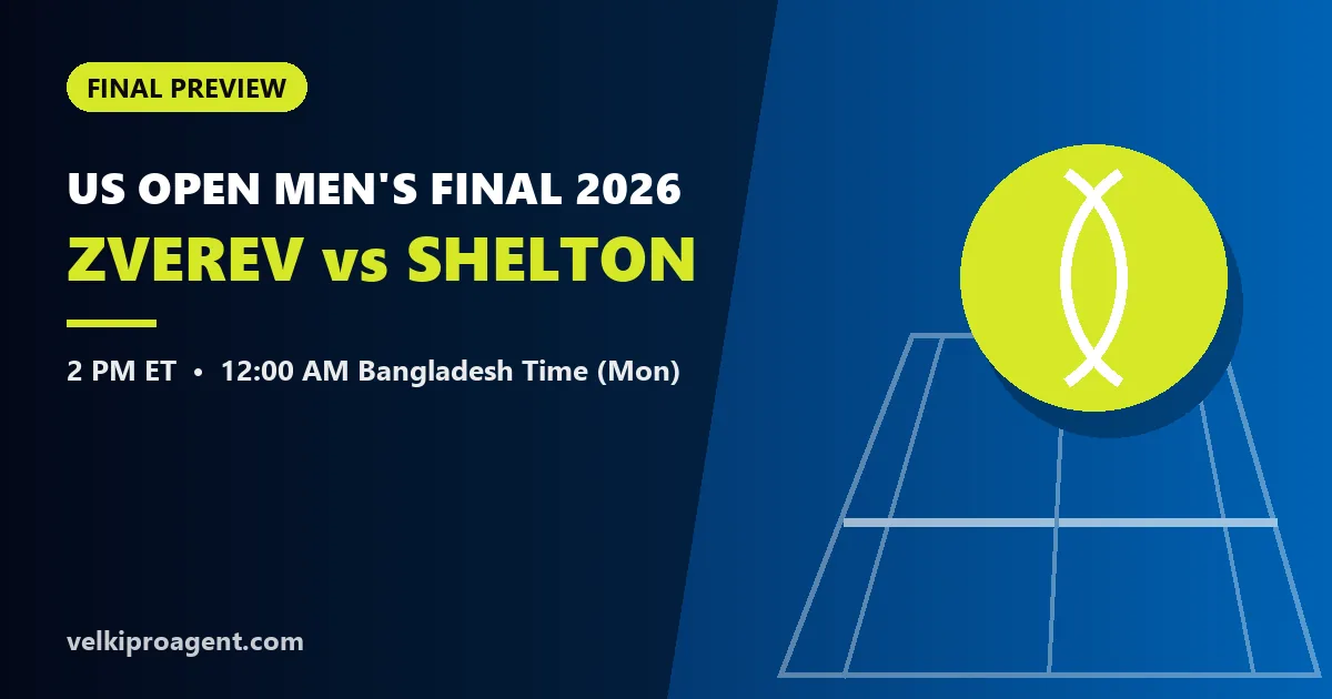 US Open men's final 2026